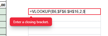 Error Tooltip with a Hint.