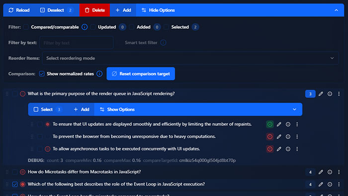 In-place editing with HeadlessEditor: edit questions and answers without context switching. (v.0.1.4)